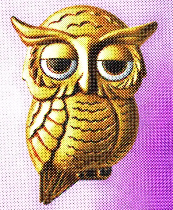 Framed Print : Owl on Purple Background Framed Print : Owl on Purple Background