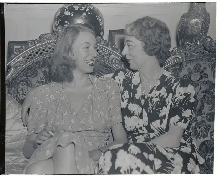 Framed Print : Owner of the Hope Diamond Evalyn McLean and her Mother Framed Print : Owner of the Hope Diamond Evalyn McLean and her Mother