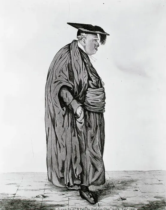 Framed Print : The Oxford Don; Engraving Framed Print : The Oxford Don; Engraving