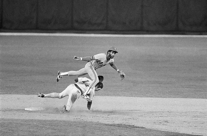 Framed Print : Ozzie Smith Throwing to First Base Framed Print : Ozzie Smith Throwing to First Base