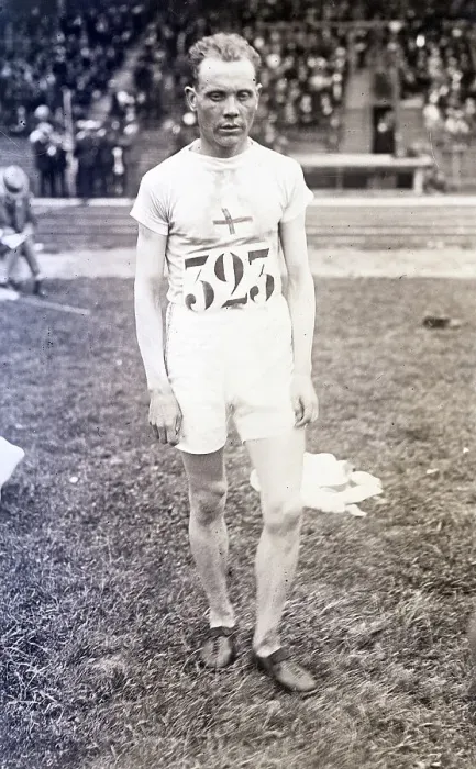 Framed Print : Paavo Nurmi Posing at Olympics Framed Print : Paavo Nurmi Posing at Olympics