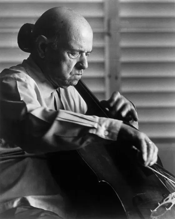 Framed Print : Pablo Casals Playing the Cello Framed Print : Pablo Casals Playing the Cello