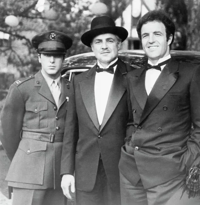 Framed Print : Pacino, Brando and Caan In Godfather Framed Print : Pacino, Brando and Caan In Godfather
