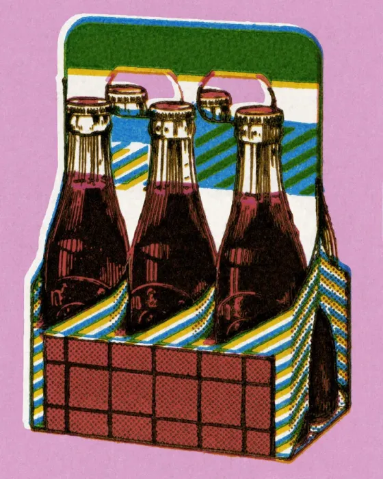 Framed Print : Six Pack of Beverages Framed Print : Six Pack of Beverages