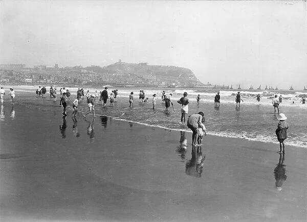 Paddling on South Sands, Scarborough