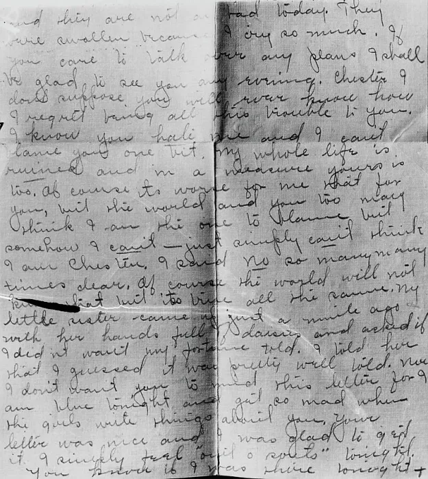 Framed Print : Page from a Letter Written by Grace Brown Framed Print : Page from a Letter Written by Grace Brown