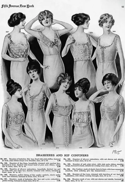Framed Print : Page Of Women'S Corsets From Catalog Framed Print : Page Of Women'S Corsets From Catalog