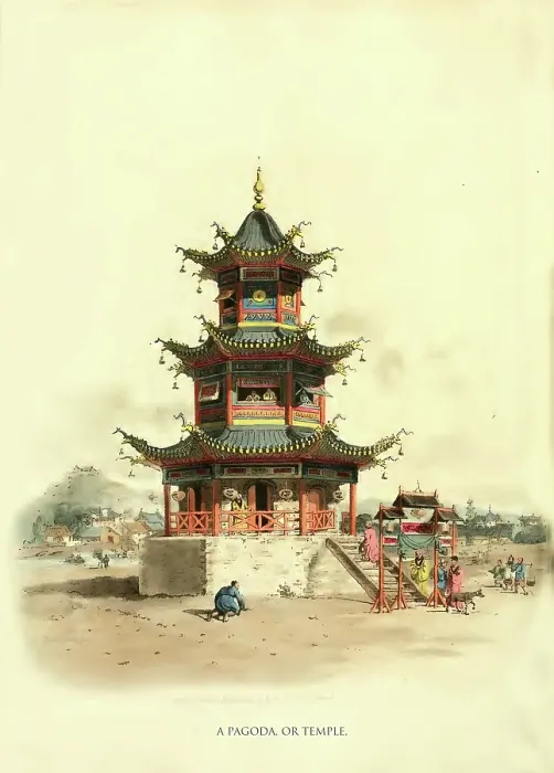 Framed Print : Pagoda or Temple Framed Print : Pagoda or Temple