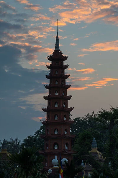 Pagoda of Tran Quoc Temple, Hanoi, Vietnam