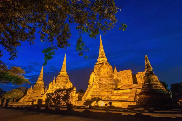 Framed Print : Pagoda at Wat Phra Sri Sanphet Temple Framed Print : Pagoda at Wat Phra Sri Sanphet Temple