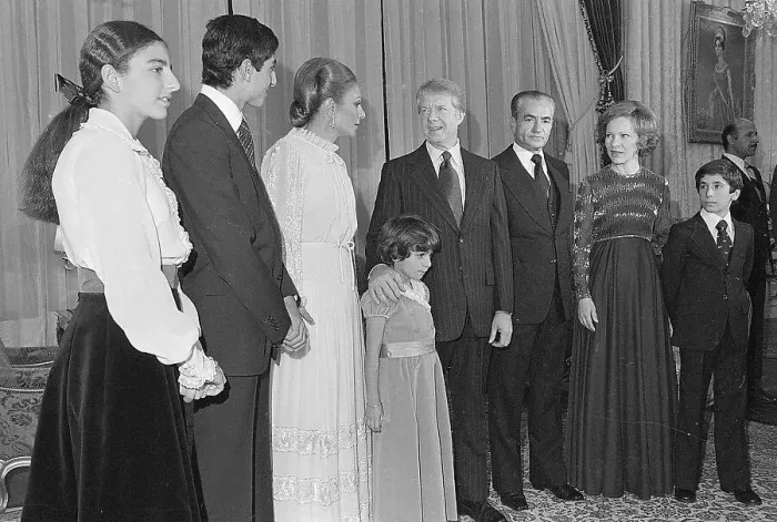 Framed Print : Pahlevi Family with Jimmy and Rosalynn Carter Framed Print : Pahlevi Family with Jimmy and Rosalynn Carter