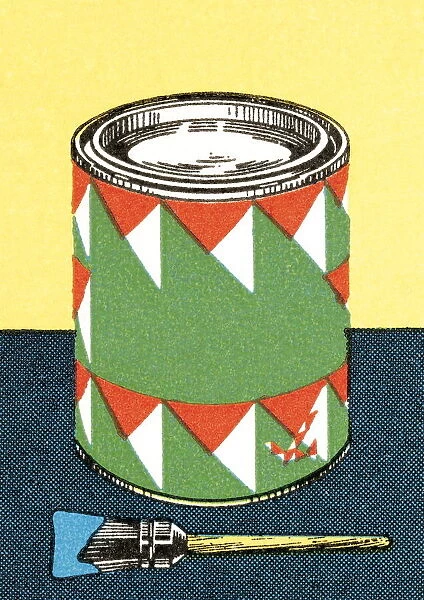Paint can. http: /  / csaimages.com / images / istockprofile / csa_vector_dsp.jpg