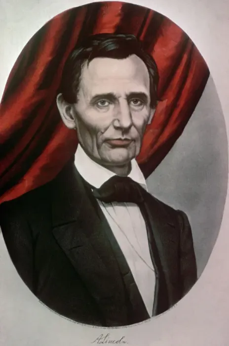 Framed Print : Painted Portrait Of Abraham Lincoln Framed Print : Painted Portrait Of Abraham Lincoln