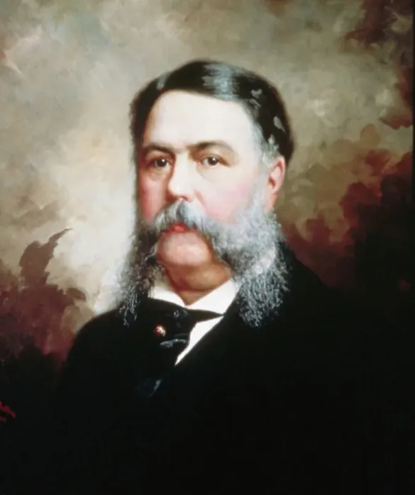 Framed Print : Painted Portrait Of Chester Alan Arthur Framed Print : Painted Portrait Of Chester Alan Arthur
