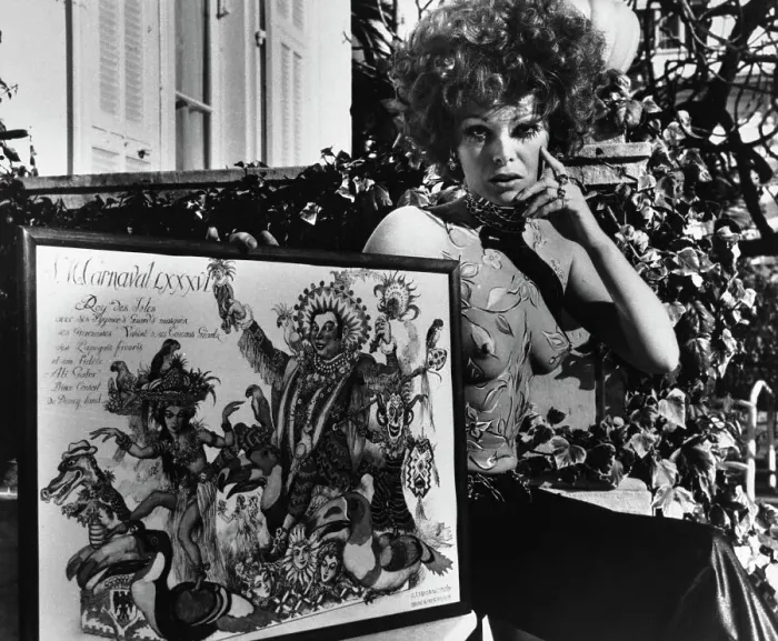 Framed Print : Painted Woman With Artwork Framed Print : Painted Woman With Artwork