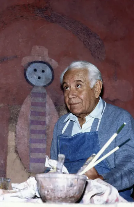 Framed Print : Painter Rufino Tamayo Framed Print : Painter Rufino Tamayo