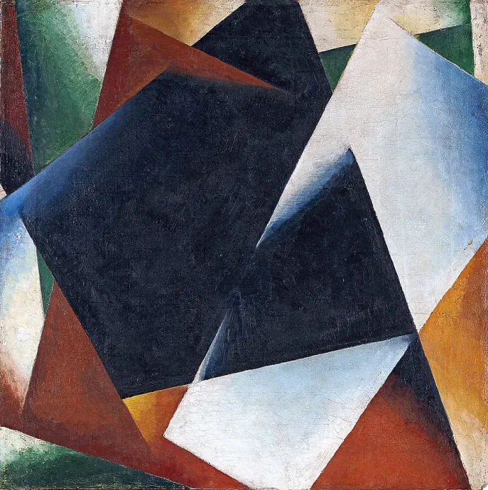 Framed Print : Painterly Architectonic, 1918. Artist: Popova, Lyubov Sergeyevna (1889-1924)