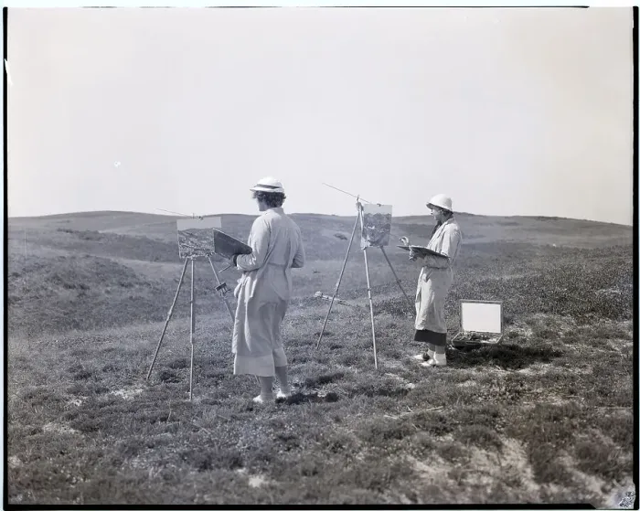 Framed Print : Painters At Work; Landscapes Framed Print : Painters At Work; Landscapes