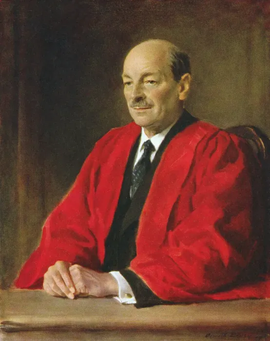 Framed Print : Painting of Clement Attlee Framed Print : Painting of Clement Attlee