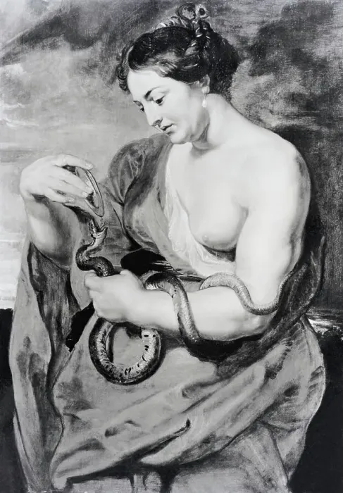 Framed Print : Painting Entitled Hygeia Framed Print : Painting Entitled Hygeia