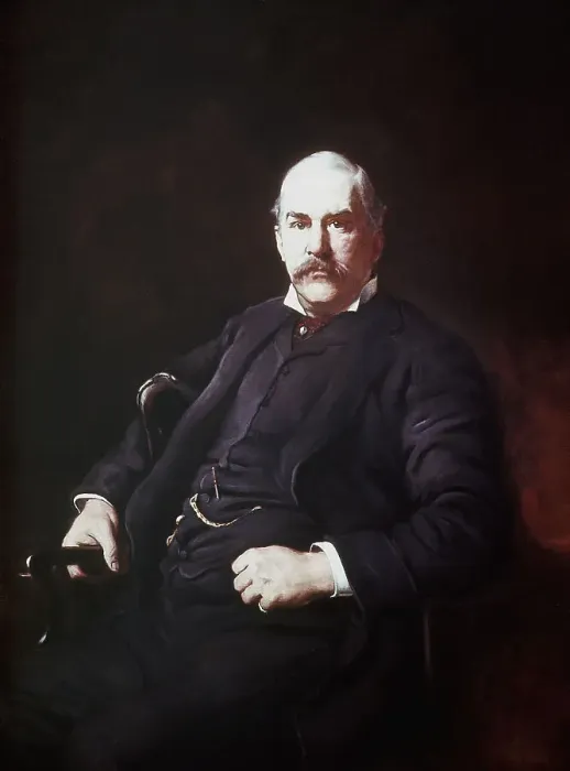 Framed Print : Painting Of Financier J.P. Morgan Framed Print : Painting Of Financier J.P. Morgan