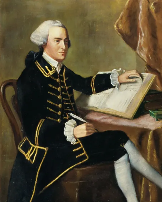 Framed Print : Painting of John Hancock Framed Print : Painting of John Hancock