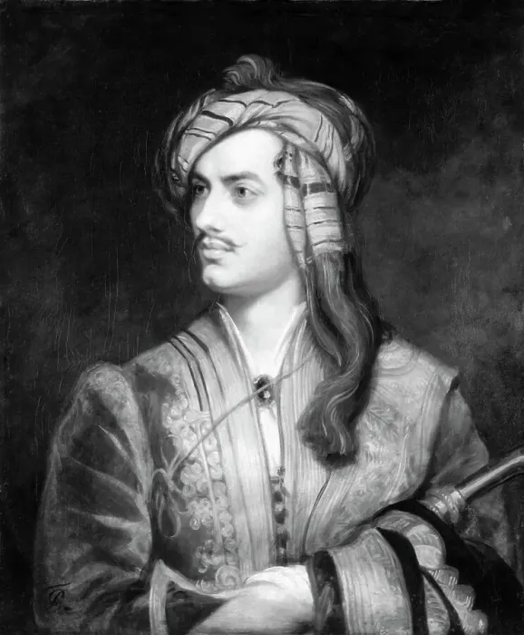 Framed Print : Painting of Lord Byron Framed Print : Painting of Lord Byron