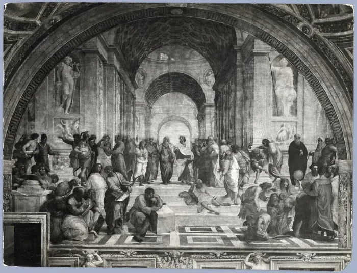 Framed Print : Painting Of School Of Athens Framed Print : Painting Of School Of Athens