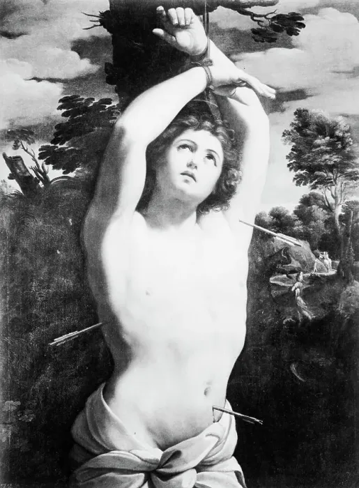 Framed Print : Painting Of St. Sebastien Framed Print : Painting Of St. Sebastien