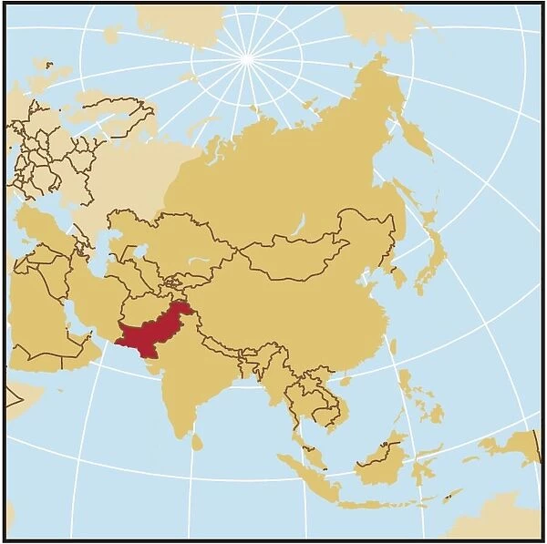 Pakistan reference map