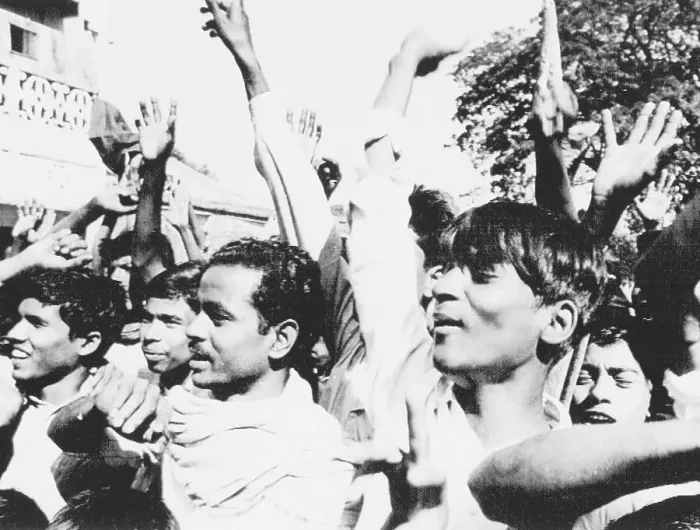 Framed Print : Pakistani Citizens Cheering Troops After Their Triumph Framed Print : Pakistani Citizens Cheering Troops After Their Triumph