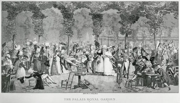Framed Print : Palais Royal Garden