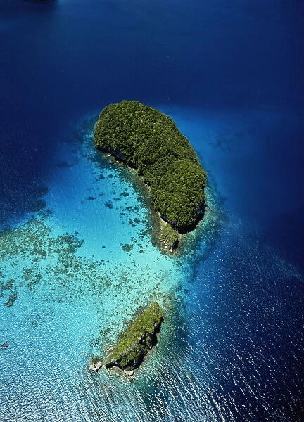 Palau, Rock Islands, aerial view