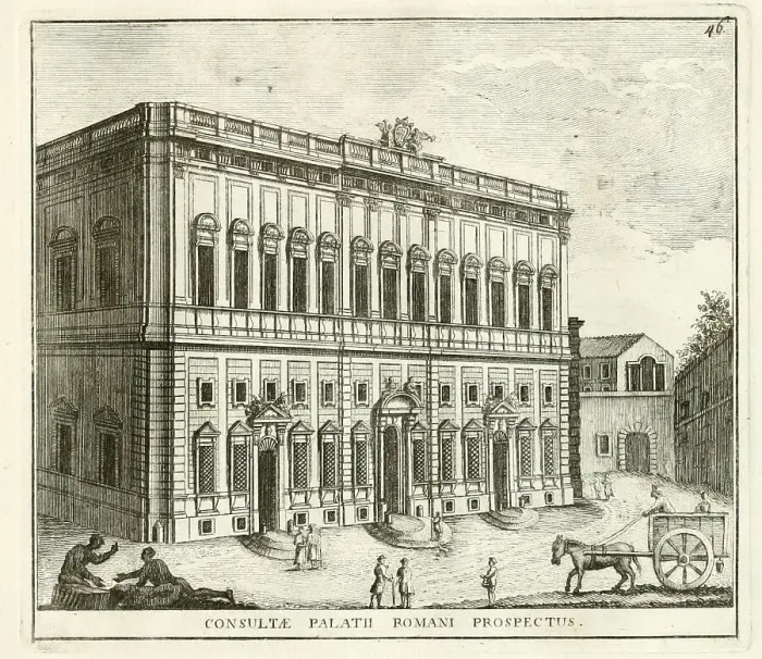 Framed Print : The Palazzo della Consulta, Palace of the Council is today the seat of the Italian Constitutional Court in Rome, historical Rome, Italy, digital reproduction of an original 17th-century painting, original date unknown Framed Print : The Palazzo della Consulta, Palace of the Council is today the seat of the Italian Constitutional Court in Rome, historical Rome, Italy, digital reproduction of an original 17th-century painting, original date unknown