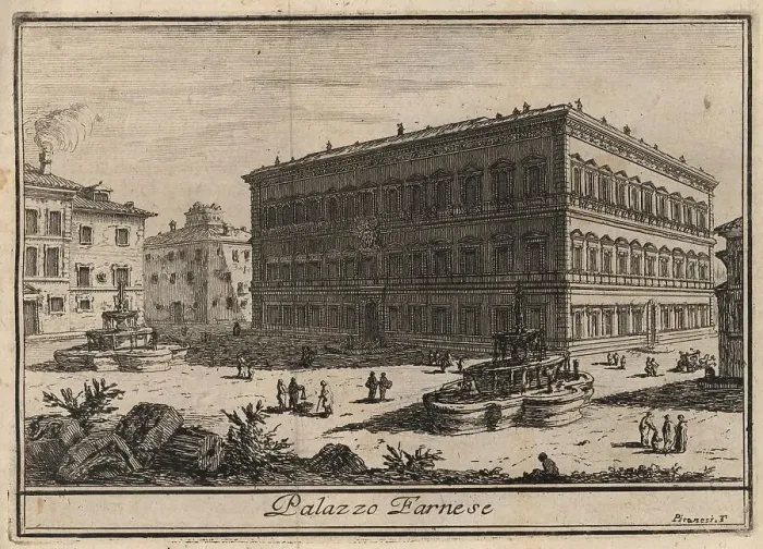 Framed Print : Palazzo Farnese, 1767, Rome, Italy, digital reproduction of an 18th century original, original date unknown Framed Print : Palazzo Farnese, 1767, Rome, Italy, digital reproduction of an 18th century original, original date unknown