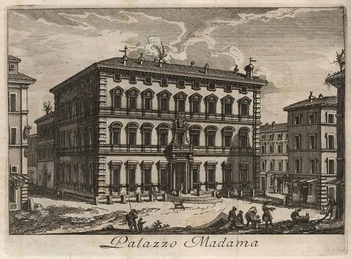 Framed Print : Palazzo Madama, 1767, Rome, Italy, digital reproduction of an 18th century original, original date unknown Framed Print : Palazzo Madama, 1767, Rome, Italy, digital reproduction of an 18th century original, original date unknown