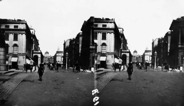 Framed Print : Pall Mall. 1866: A view along Pall Mall, London, Framed Print : Pall Mall. 1866: A view along Pall Mall, London,