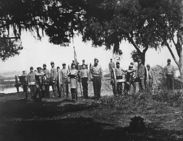 Framed Print : Palmetto Battery