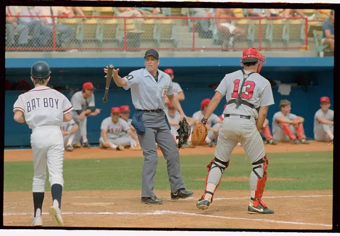 Framed Print : Pam Postema in Action with Baseball Bat Framed Print : Pam Postema in Action with Baseball Bat