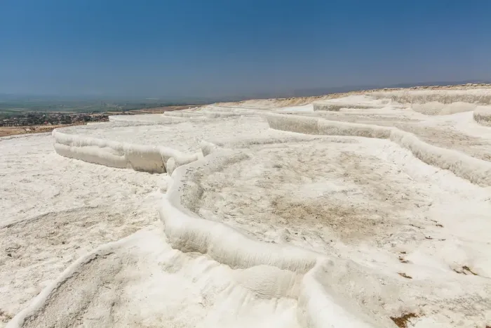 Framed Print : Pamukkale, Turkey. Travertine pools and terraces Framed Print : Pamukkale, Turkey. Travertine pools and terraces