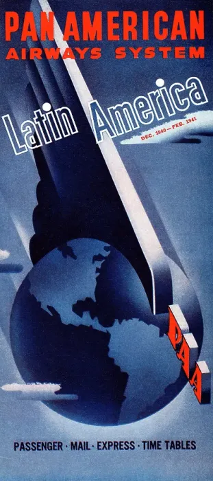 Framed Print : Pan Am, Latin America Framed Print : Pan Am, Latin America