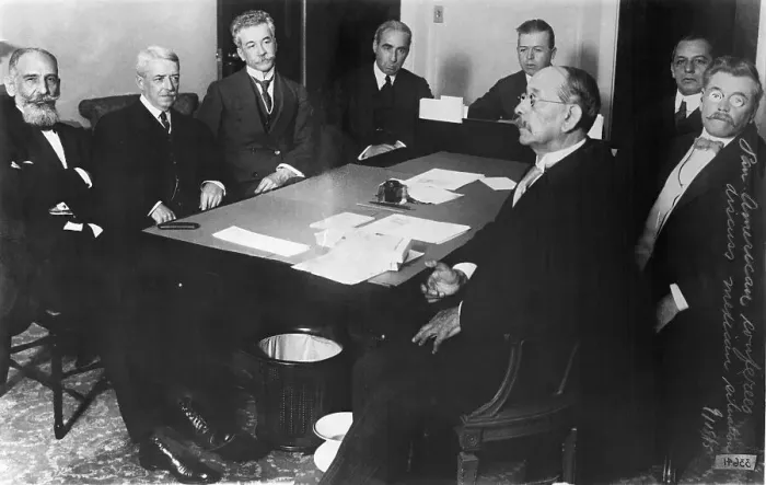 Framed Print : Pan American Conferees Discuss Mexican Situation Framed Print : Pan American Conferees Discuss Mexican Situation