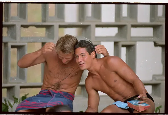 Framed Print : Pan American Games Divers Listening Through Earphones Framed Print : Pan American Games Divers Listening Through Earphones
