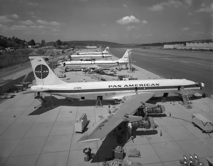 Framed Print : Pan American World Airways Boeing 707-120 Framed Print : Pan American World Airways Boeing 707-120