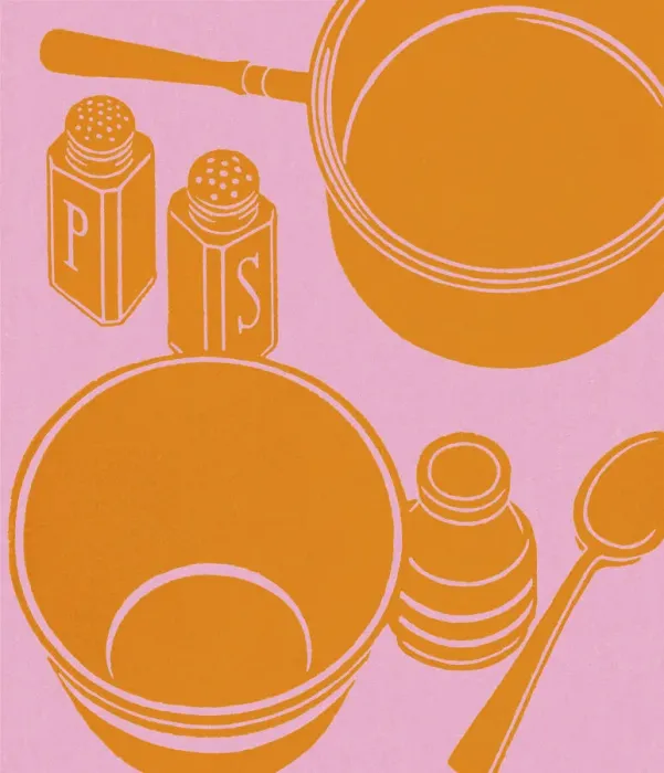 Framed Print : Empty Pan and Bowl