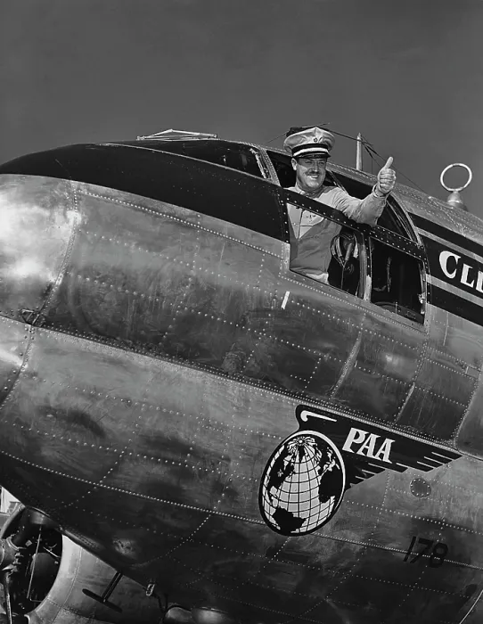 Framed Print : Pan Am Pilot Framed Print : Pan Am Pilot