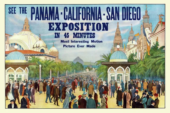 Framed Print : See the Panama-California-San Diego Exposition in 45 minutes