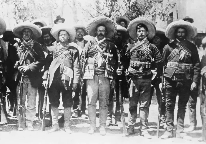 Framed Print : Pancho Villa &His Revolutionaries