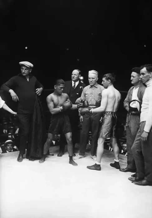 Framed Print : Pancho Villa & Jimmy Wilde Spar; Fight Framed Print : Pancho Villa & Jimmy Wilde Spar; Fight