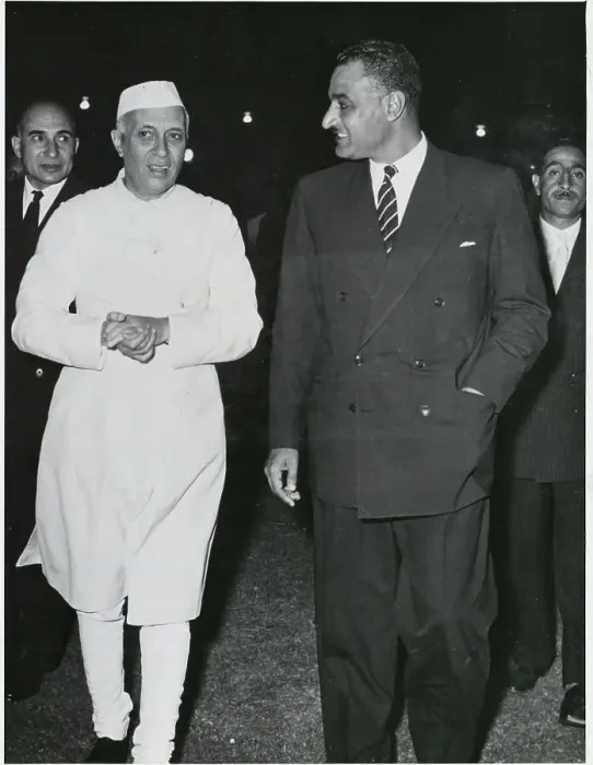 Framed Print : Pandit Nehru and Colonel Nassar Framed Print : Pandit Nehru and Colonel Nassar